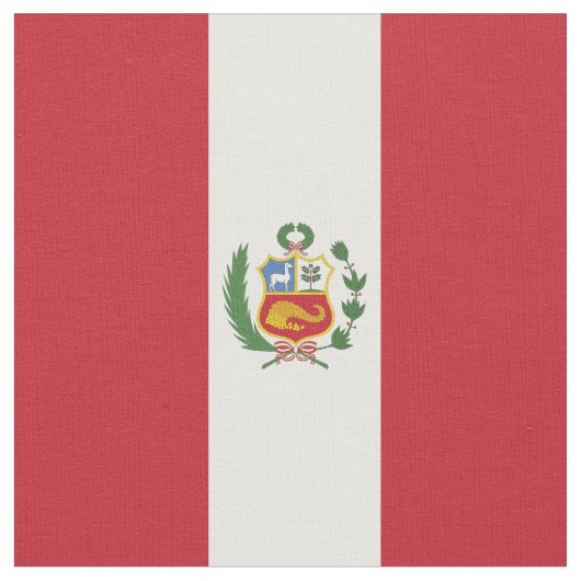 ペルー国旗 ファブリック (クローズアップ)