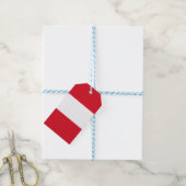 ペルー国旗（ペルー国旗） ギフトタグ (より糸つき)