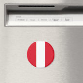 ペルー国旗（ペルー国旗） マグネット (インサイチュ (食洗機))