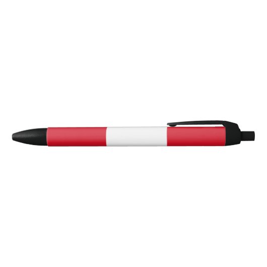 ペルー国旗（ペルー国旗） 黒ボールペン (トップ)