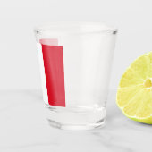 ペルー国旗(ペルー) ショットグラス (右)