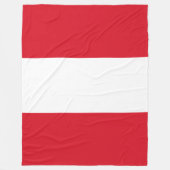 ペルー国旗（ペルー） フリースブランケット (正面)