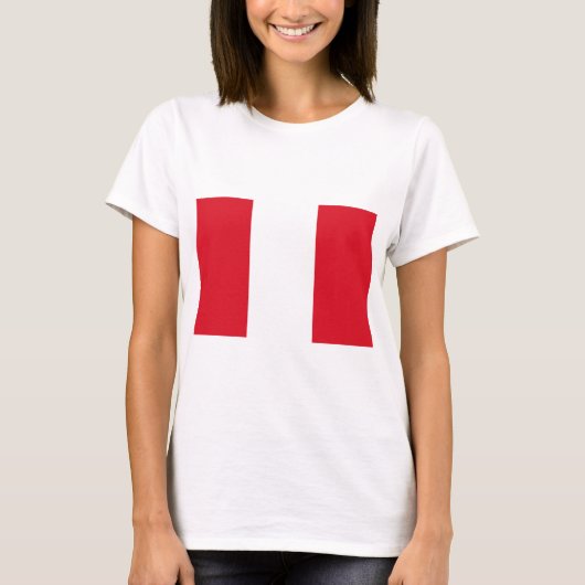 ペルー国旗（ペルー） Tシャツ (正面)
