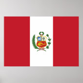 ペルー国旗 ポスター (正面)