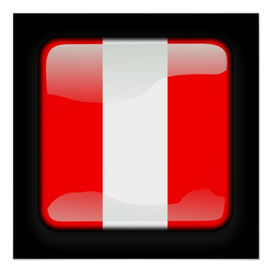 ペルー国旗 ポスター (正面)