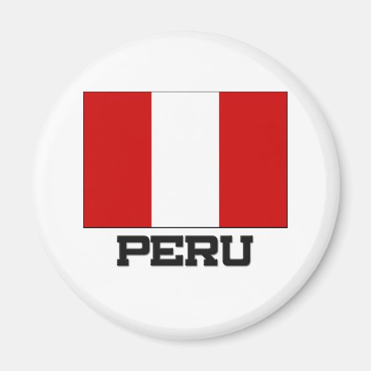 ペルー国旗 マグネット (正面)