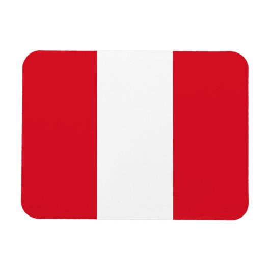 ペルー国旗 マグネット (横)