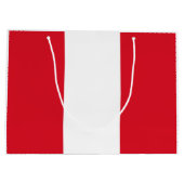 ペルー国旗 ラージペーパーバッグ (裏面)