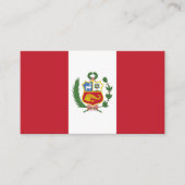 ペルー国旗 名刺 (正面)