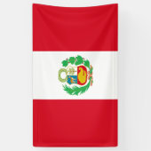 ペルー国旗 横断幕 (縦)