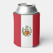 ペルー国旗 缶クーラー (缶裏面)