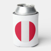 ペルー国旗 缶クーラー (缶正面)