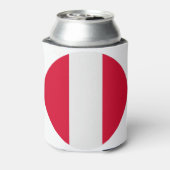 ペルー国旗 缶クーラー (缶裏面)