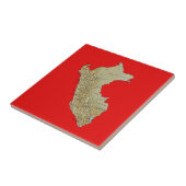 ペルー地図タイル タイル (側面)