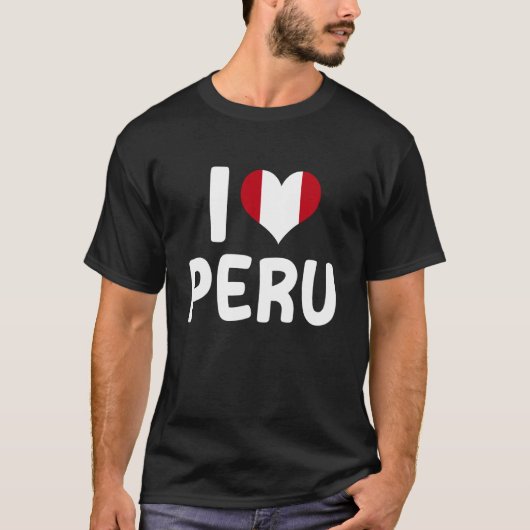ペルー大好き ペルー旅行 ペルーの休日 Tシャツ (正面)