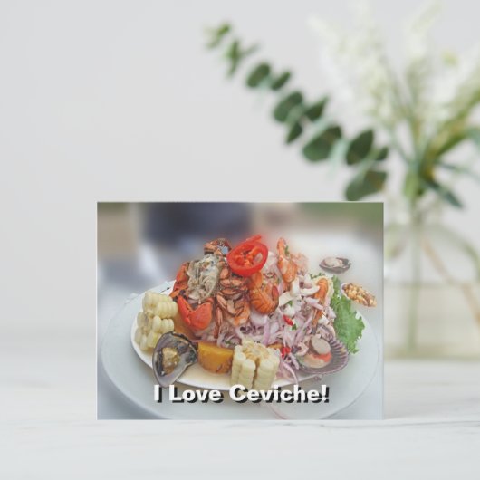 ペルー料理の代表格! ポストカード (スタンド正面)