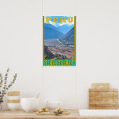 ペルー旅行ポスター – インカン聖谷 ポスター (キッチン)