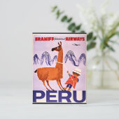 ペルー旅行ヴィンテージ ポストカード (スタンド正面)