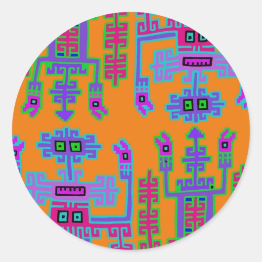 ペルー王 ラウンドシール (正面)
