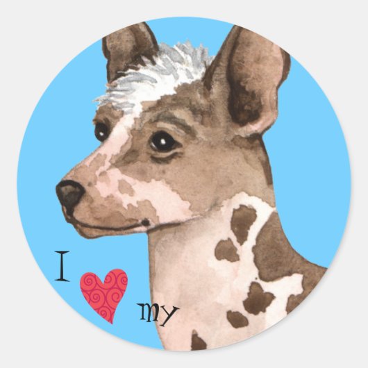 ペルー産のインカ・ランが大好き ラウンドシール (正面)