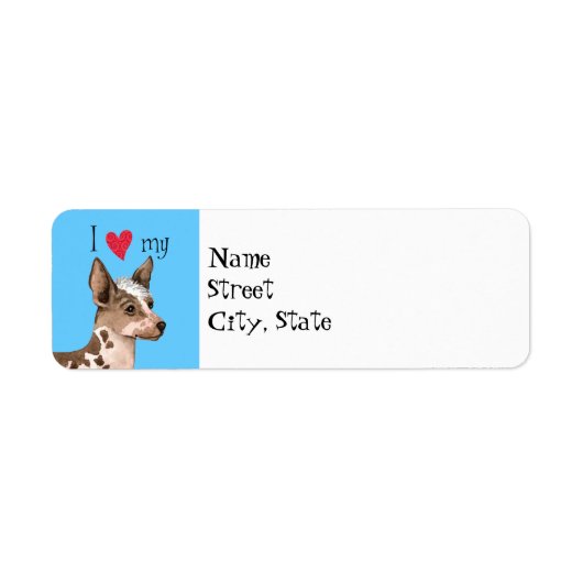 ペルー産のインカ・ランが大好き ラベル (正面)