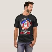 ペルー系アメリカプライド外国Pe Tシャツ (正面フル)