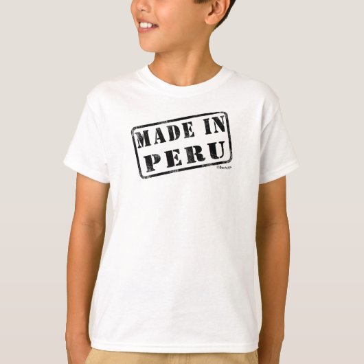 ペルー製 Tシャツ (正面)