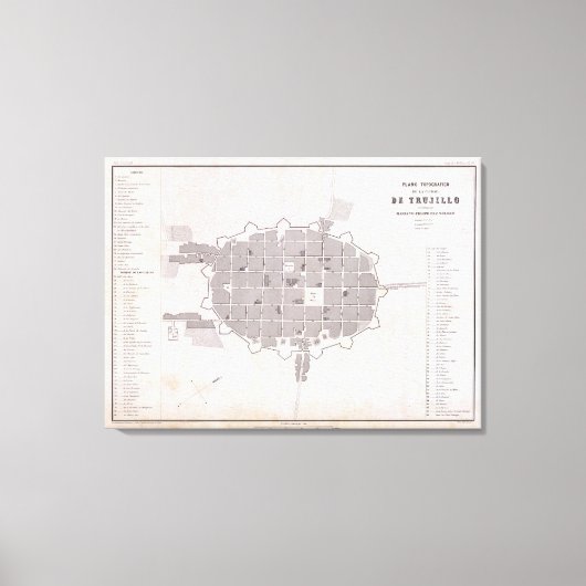 ペルー8 キャンバスプリント (正面)