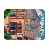 ペルー アレキパ 旅行 マグネット (横)