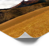 ペルー・アンデスの羊飼いと彼の群れ ポスター (角)