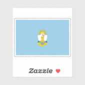 ペルー・カラオ国旗 シール (シート)