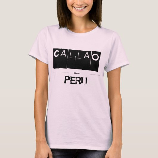 ペルー,カラオ Tシャツ (正面)