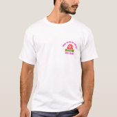 ペルー クスコ 名前とグループ名を追加、クールなバラ Tシャツ (正面)