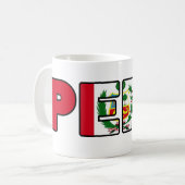 ペルー コーヒーマグカップ (正面左)