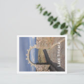 ペルー・チチカカ湖のお土産 ポストカード (スタンド正面)