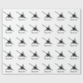 ペルー，ハミングバードナスカ ラッピングペーパー (フラット)