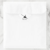 ペルー，ハミングバードナスカ 星シール (バッグ)