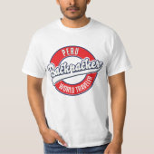 ペルー・バックパッカー世界旅行ロゴ Tシャツ (正面)