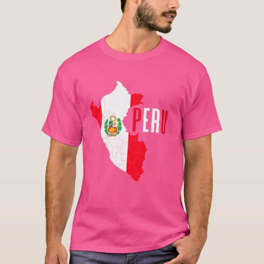 ペルー – ペルー国旗 Tシャツ (正面)