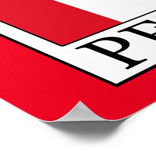 ペルー ポスター (角)