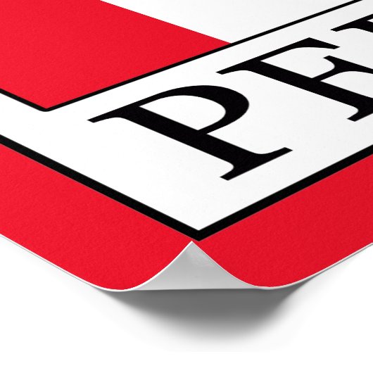 ペルー ポスター (角)