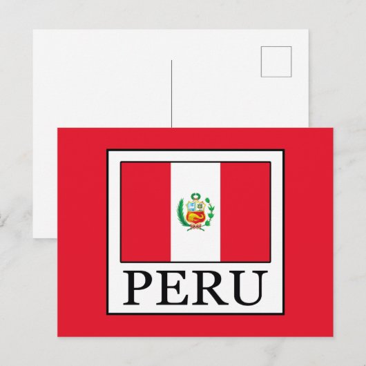 ペルー ポストカード (正面/裏面)