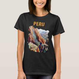 ペルー マチュピチュ アンデス 風景 旅行 Tシャツ