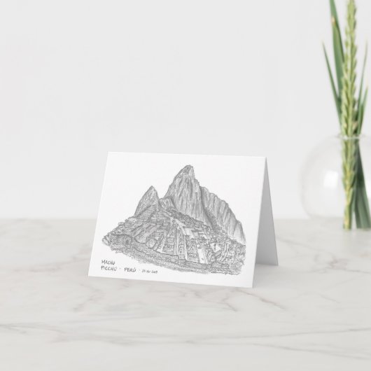 ペルー·マチュピチュ カード (正面)