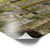 ペルー、マチュピチュ。古代の城塞 フォトプリント            (角)