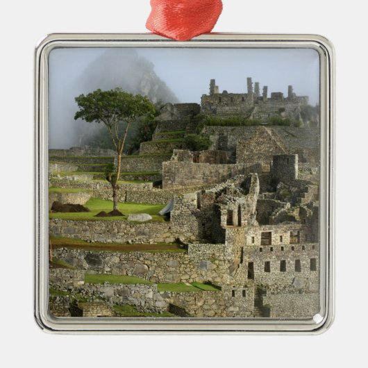 ペルー、マチュピチュ。古代の城塞 メタルオーナメント (正面)