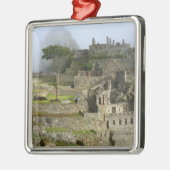 ペルー、マチュピチュ。古代の城塞 メタルオーナメント (左)