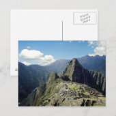 ペルー、マチュピチュ、2の失った古代都市 ポストカード (正面/裏面)