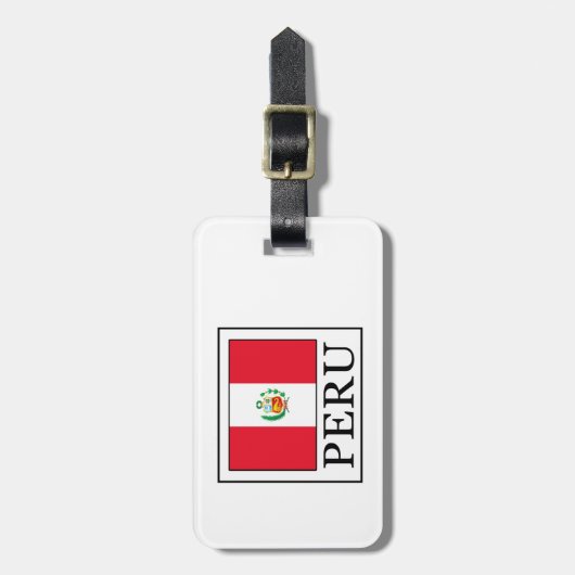 ペルー ラゲッジタグ (正面縦)