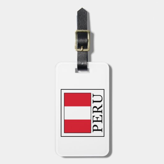 ペルー ラゲッジタグ (正面縦)